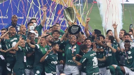 Comemoração Taça Paulistão - Palmeiras