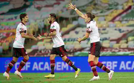 Comemoração - Fluminense x Flamengo