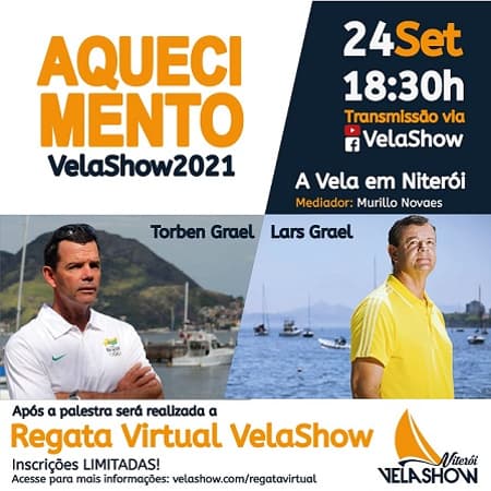 VelaShow fará edição online com palestras dos irmãos Grael (Foto: Divulgação)