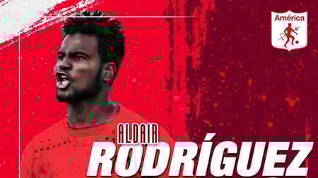 Aldair Rodríguez no América de Cali