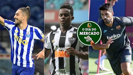 Dia do Mercado - Alex Telles, Cazares e Luis Suárez