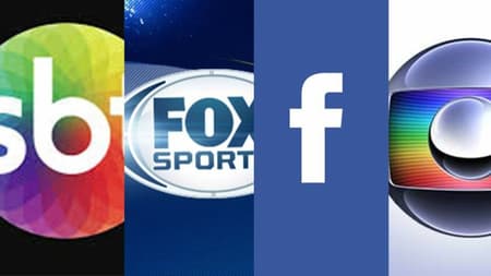 SBT - Fox - Facebook - Globo