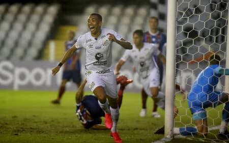 Comemoração Madson - Santos x Bahia