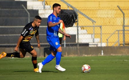 O Novorizontino derrotou o São Caetano por 1 a 0, jogando em casa, pelo grupo 8