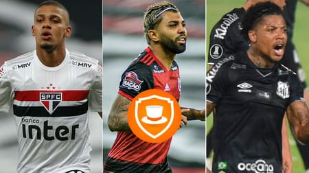 Montagem - Brenner, Gabigol e Marinho