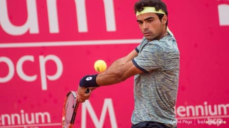 Federico Silva atuando no ATP de Estoril