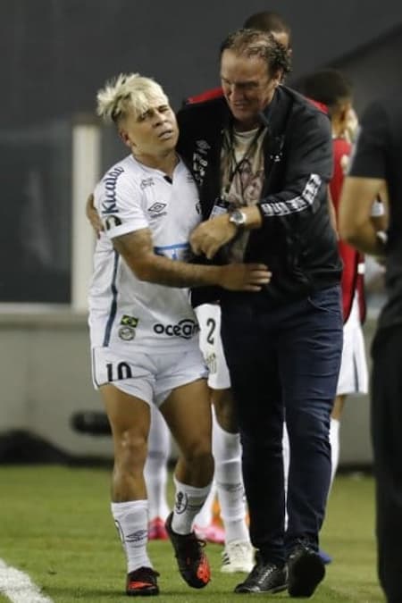 Santos x Boca - Cuca e Soteldo