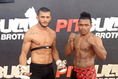 Reinaldo Ekson vai disputar o cinturão do EFC e Gian Patolino vai encara ex-campeão no maior evento de MMA da África (Foto: divulgação)