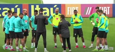 Treino da Seleção