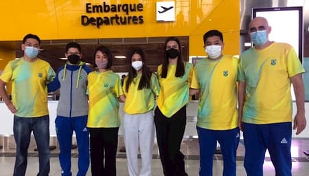 Seleção feminina de tênis de mesa embarca para o Japão