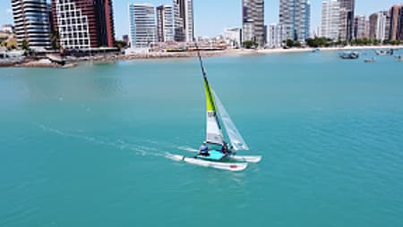 Primeira edição da Copa Brasil de Vela de Praia reuniu 60 barcos no Ceará (Foto: Divulgação)
