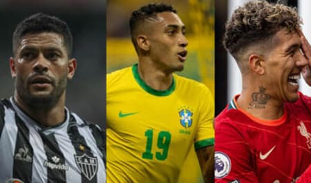 Raphinha, Hulk e Firmino