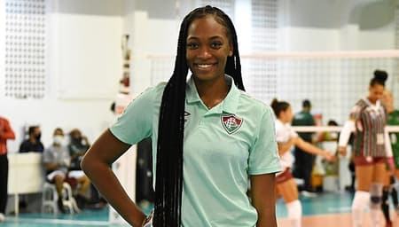 Jada Burse é o novo reforço do time de vôlei do Fluminense (Foto: Divulgação/Fluminense)