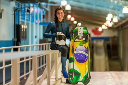 Nicole Silveira é ouro em etapa da Copa América de skeleton (Foto: Divulgação)