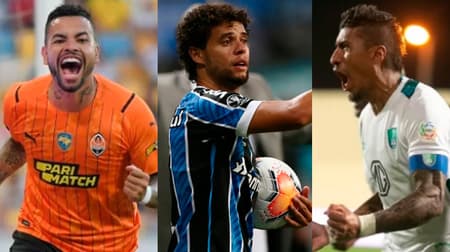 Dentinho (Shakhtar Donetsk),uma do Victor Ferraz (Grêmio) e uma do Paulinho.