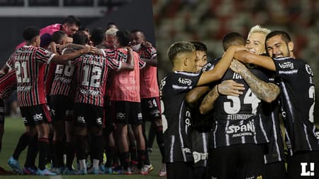 Montagem - São Paulo x Corinthians
