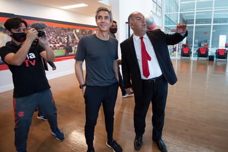 Paulo Sousa e Marcos Braz - Flamengo