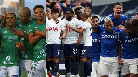 Montagem Guarani Tottenham Everton