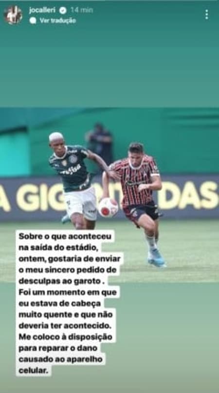 Desculpas Calleri