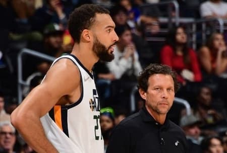 Rudy Gobert e Quin Snyder