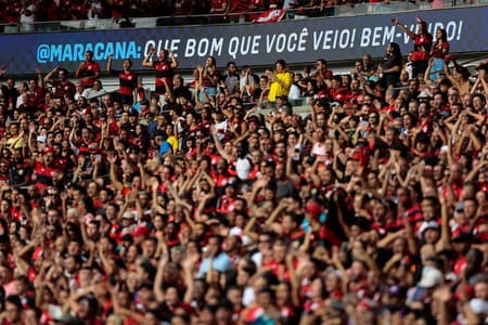 Torcida do Flamengo no Maracanã x São Paulo