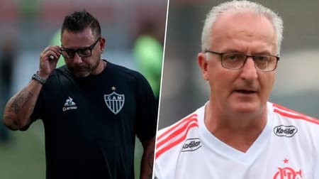 Antonio Mohamed, do Atlético-MG, e do Dorival Júnior, do Flamengo