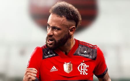 Montagem: Neymar no Flamengo