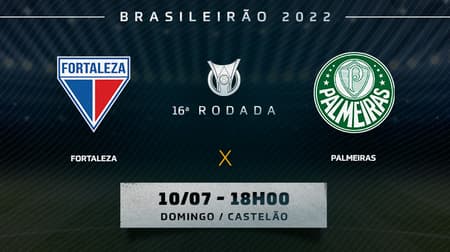 Chamada Fortaleza x Palmeiras