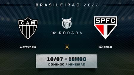 Chamada Atlético-MG x São Paulo