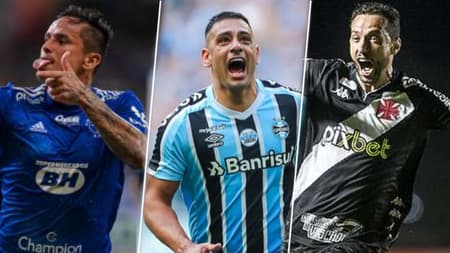 Cruzeiro, Grêmio e Vasco