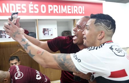 Luciano e Aloísio Chulapa - comemoração São Paulo