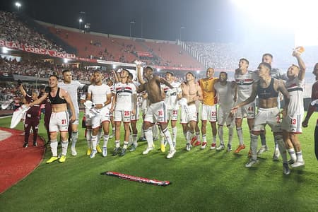 São Paulo comemoração Copa Sul-Americana