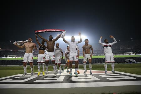 São Paulo comemoração Copa Sul-Americana