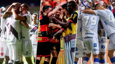 Comemoração Vasco, Sport e Bahia