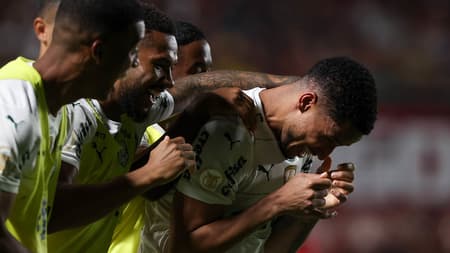 Atlético-GO x Palmeiras - Murilo comemoraçao