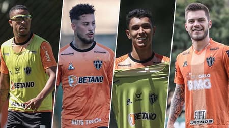 4x1 - Keno - Guga - Vitor Mendes  - Nathan - Atlético-MG