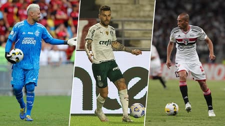 Miranda, Lucas Lima e Diego Alves