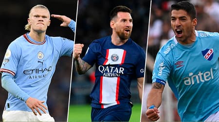 Messi, Suarez e Haaland