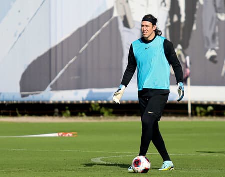 Cássio - Treino Corinthians 02/02