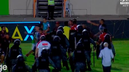 Confusão Sergipe x Botafogo
