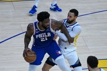 Joel Embiid Stephen Curry