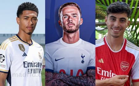Montagem contratações mais caras