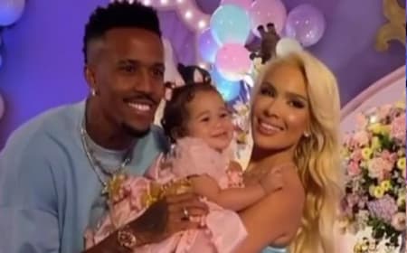 Eder-Militao-e-Karoline-Lima-no-aniversario-de-um-ano-da-Cecilia-Foto-Divulgacao-Instagram-aspect-ratio-512-320
