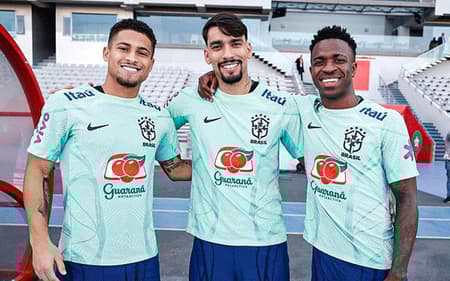 Crias do Flamengo na Seleção Brasileira (Foto: CBF)