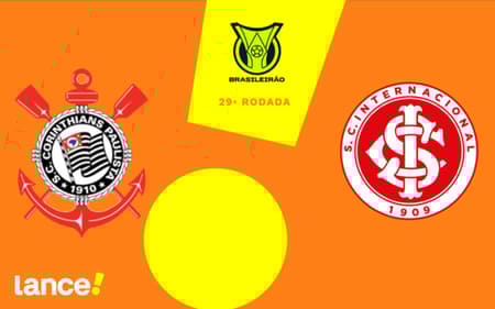 No primeiro turno, Wesley fez o gol da vitória do Inter sobre o Corinthians por 1 a 0 no Sul (Arte: Lance!)