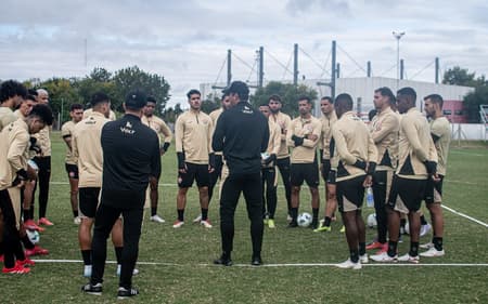 Último treino do Vitória antes de enfrentar o Defensa y Justicia Foto: Victor Ferreira / EC Vitória