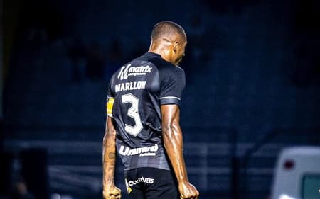 Marllon em partida do Ceará contra o RB Bragantino (Foto: Gabriel Silva/Ceará SC)
