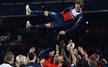 David Beckham - maio de 2013 - PSG x Brest