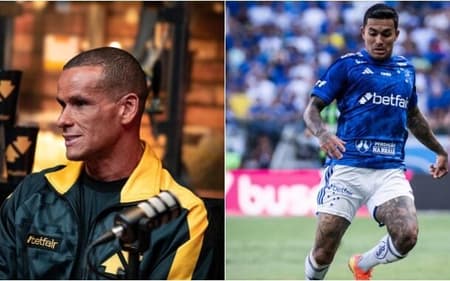 Rivaldo e Dudu (Foto: Betfair/ Gustavo Aleixo/Cruzeiro)