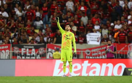 Rossi na vitória do Flamengo sobre o Bahia (Foto: Gilvan de Souza/Flamengo)